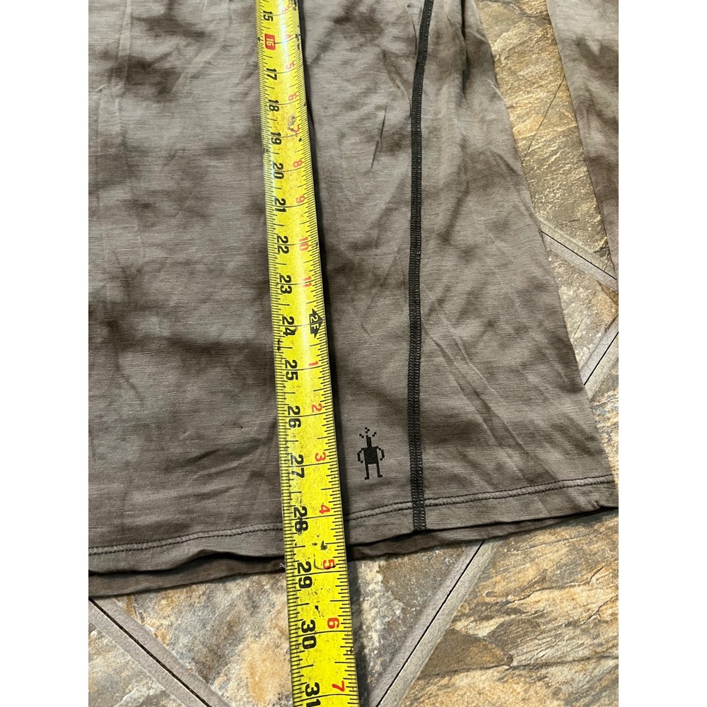 Smartwool Vans Long Sleeve Shirt Mens Large Brown Tie Dye Merino 150 Wool - Picture 6 of 6